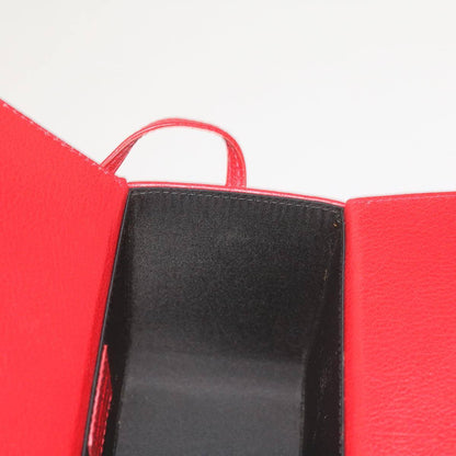 Christian Dior Vanity cosmetic pouch Cannage Leather, RED, LEATHER, Clutche & pouche