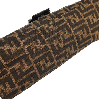 Fendi Baguette Bag Zucca Canvas, BROWN, CANVAS, Handbag