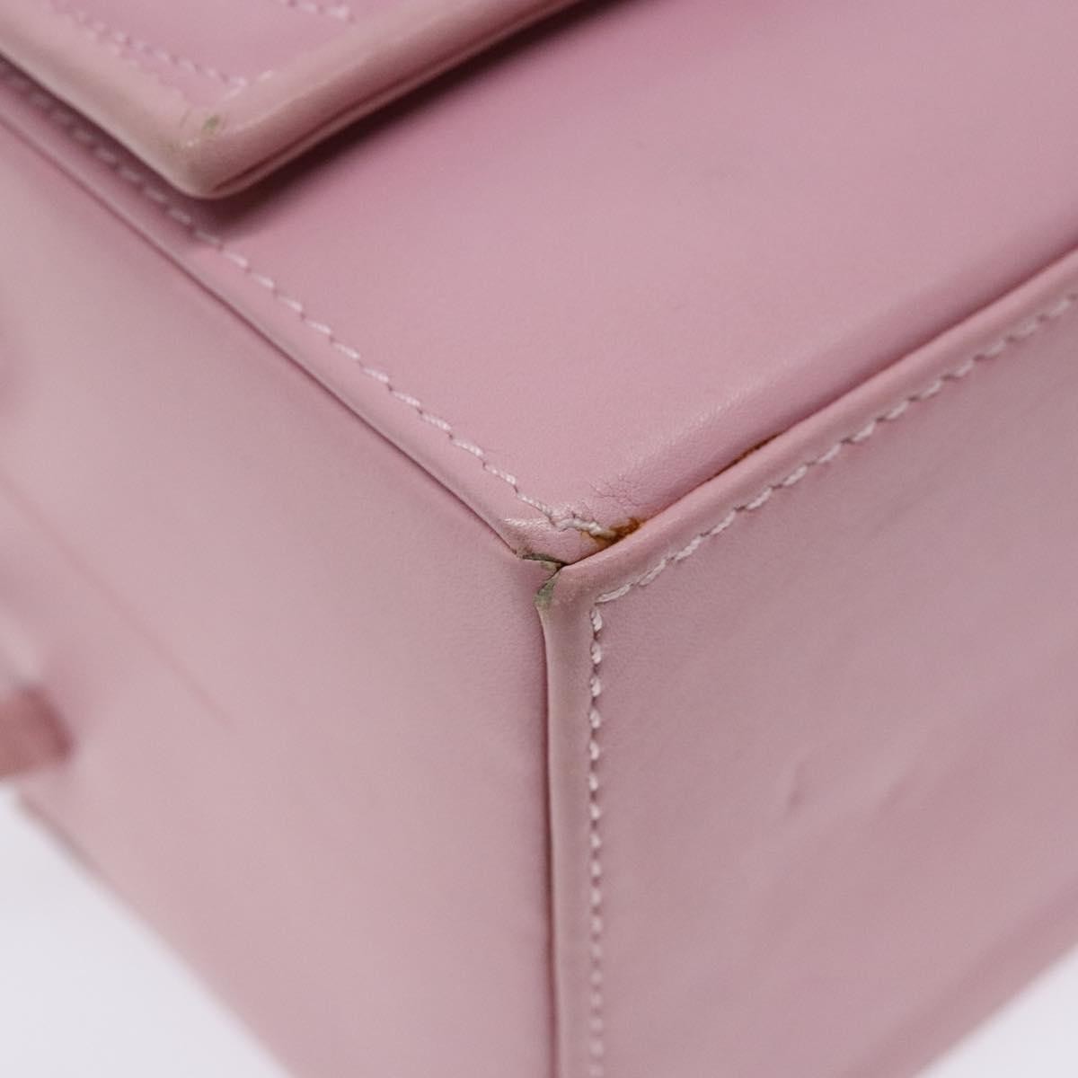 Fendi Classic Box Bag Leather, PINK, LEATHER, Handbag