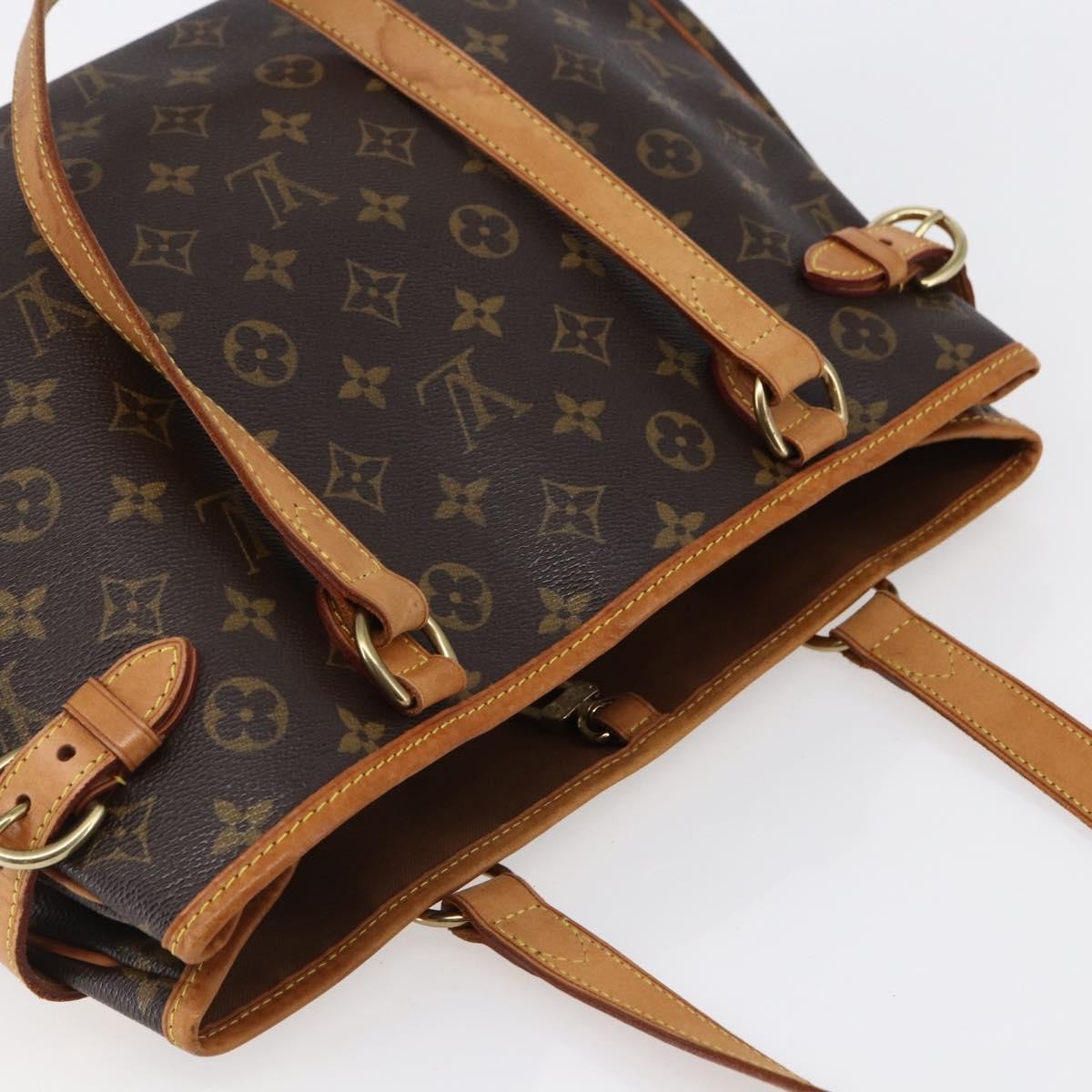 Louis Vuitton Batignolles Handbag Monogram Canvas, BROWN, CANVAS, Tote bag