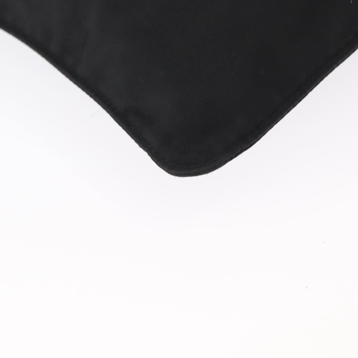 Prada Front Pocket Messenger Bag Tessuto, BLACK, NYLON, Shoulder bag