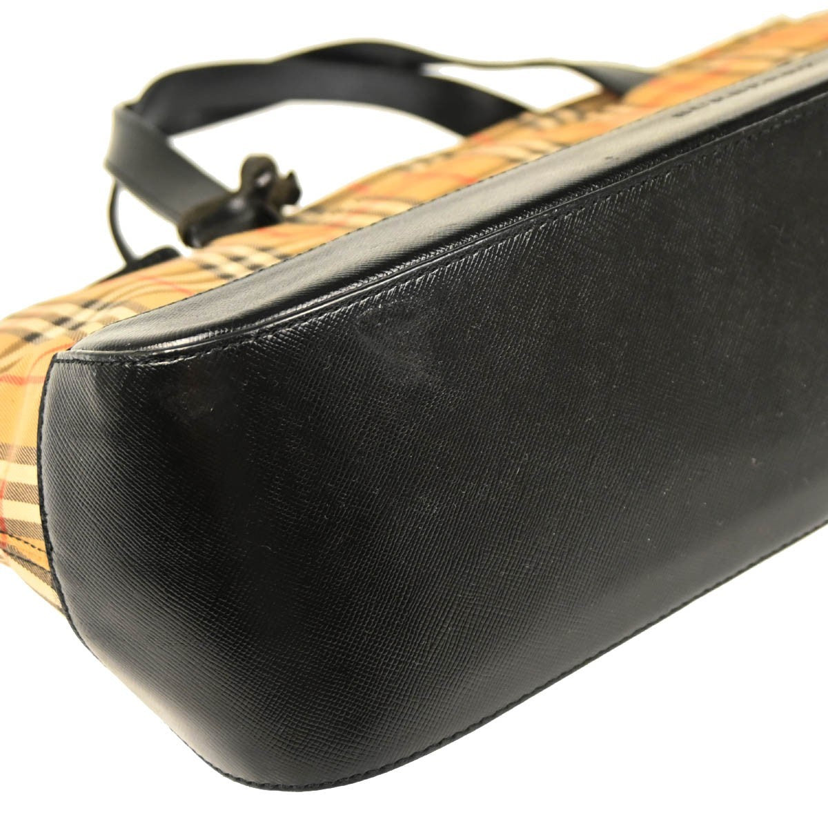 Burberry Nova Check Tote Nylon and Leather, BEIGE, CANVAS, Tote bag