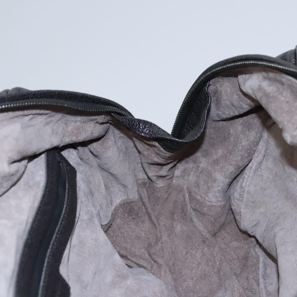 Bottega Veneta Vintage handbag Leather, BLACK, LEATHER, Handbag