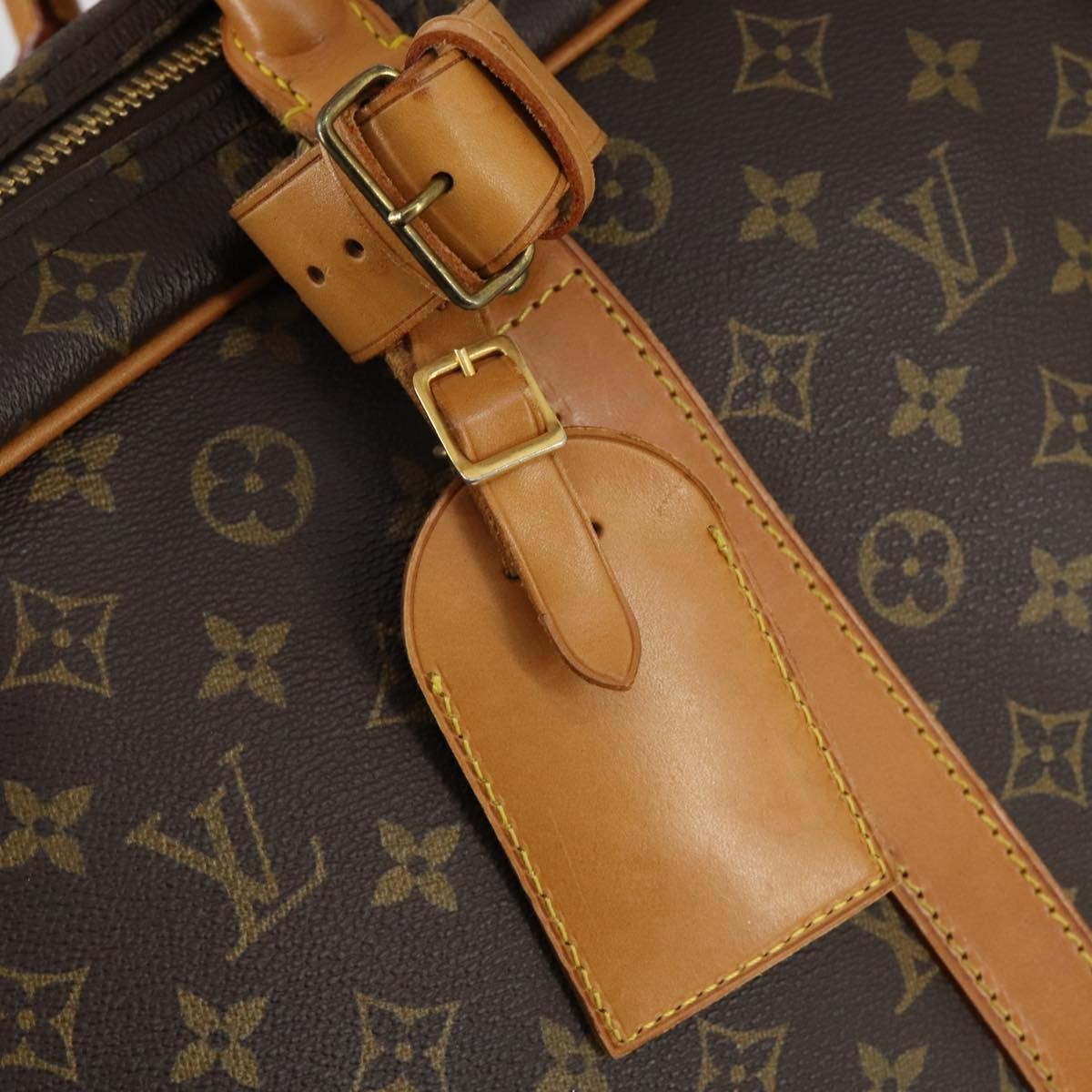 Louis Vuitton Sirius Handbag Monogram Canvas, BROWN, CANVAS, Travel bag