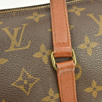 Louis Vuitton Papillon Handbag Monogram Canvas, BROWN, CANVAS, Handbag