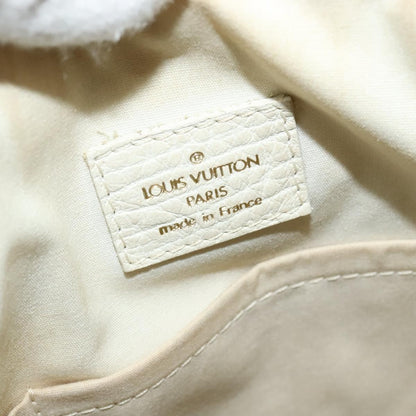 Louis Vuitton Marina Handbag Mini Lin Croisette, BEIGE, CANVAS, Handbag