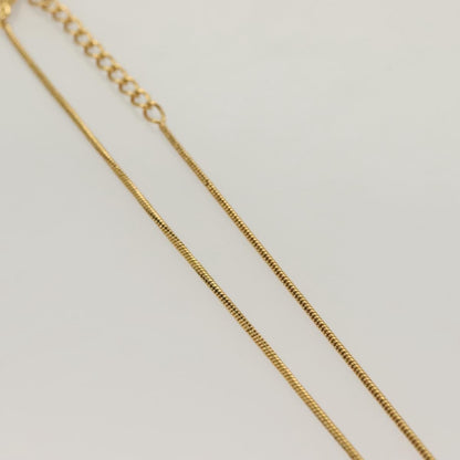 Christian Dior Logo Heart Pendant Necklace Metal, GOLD, METAL, Necklace