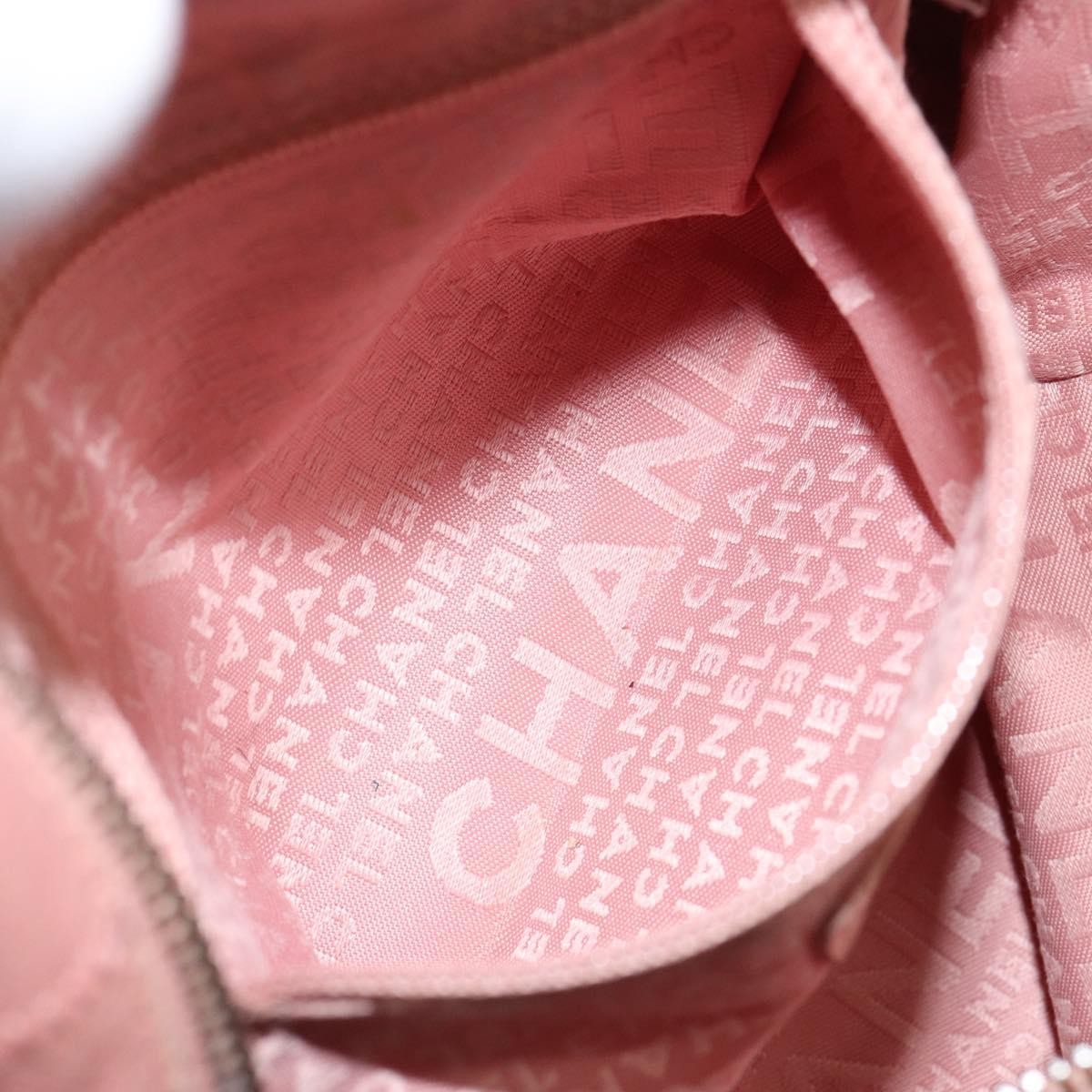 Chanel Chocolate Bar CC Bowler Bag Caviar skin, PINK, LEATHER, Handbag