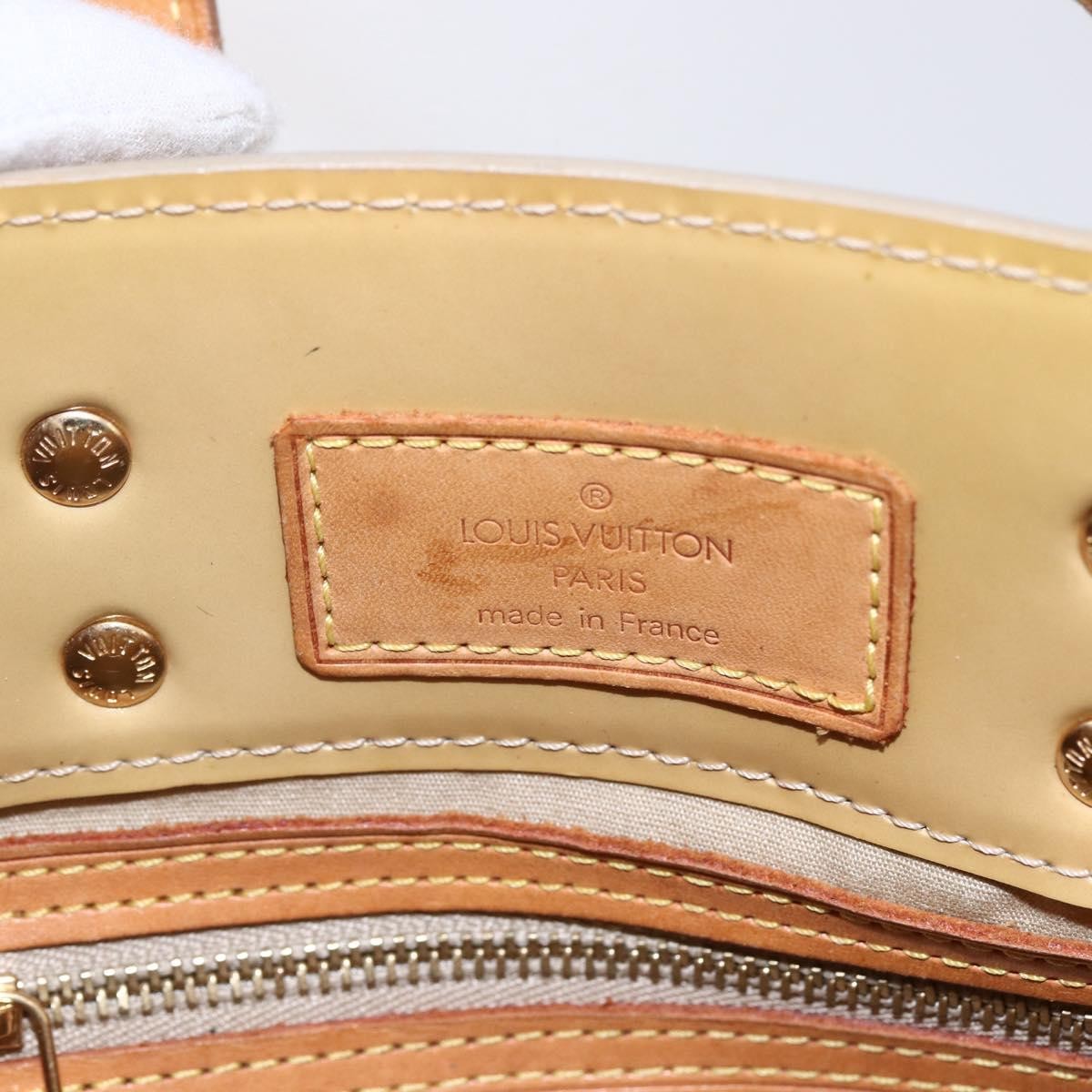 Louis Vuitton Reade Handbag Monogram Vernis, BEIGE, PATENT_LEATHER, Handbag