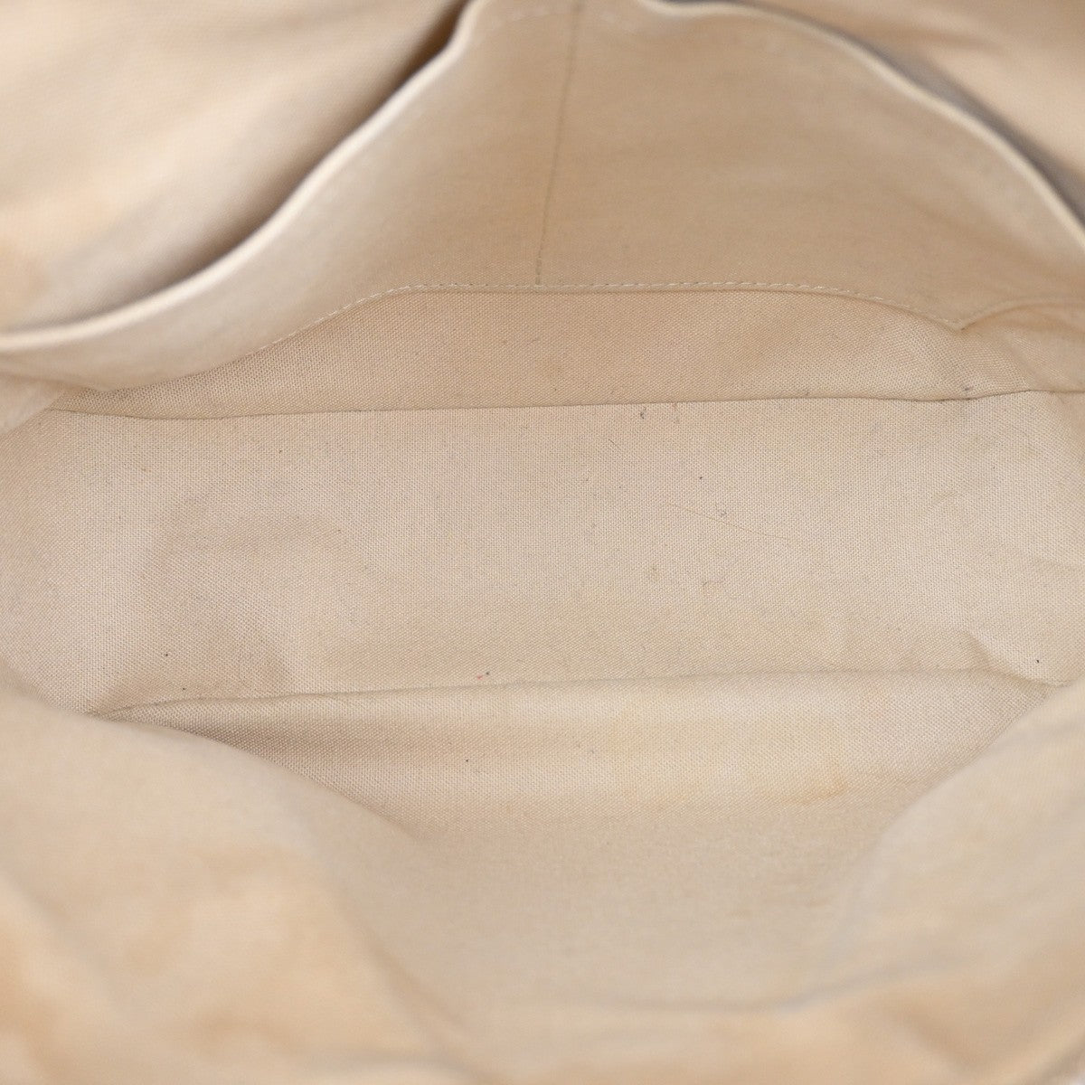 Louis Vuitton Siracusa Handbag Damier, WHITE, LEATHER, Shoulder bag