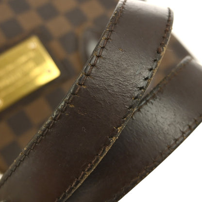 Louis Vuitton Hampstead Handbag Damier, BROWN, CANVAS, Tote bag