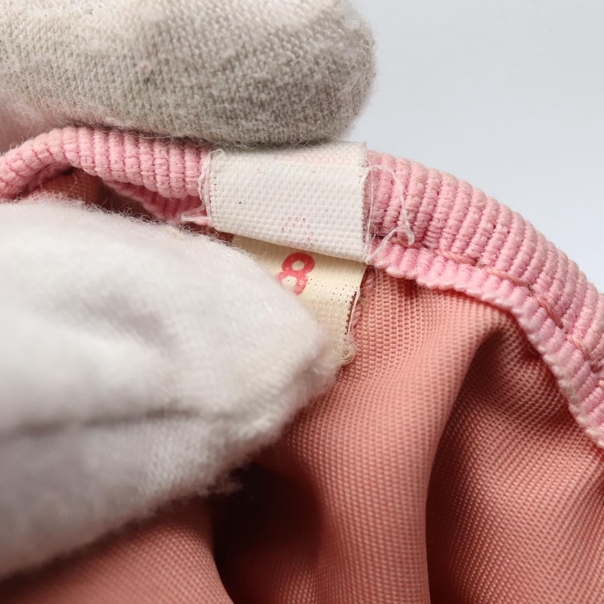 Prada Side Pocket Bauletto Bag Nylon with Leather, PINK, NYLON, Handbag