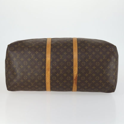 Louis Vuitton Keepall Bag Monogram Canvas, BROWN, CANVAS, Travel bag