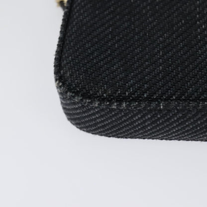 Chanel Deauville Chain wallet Raffia, NAVY, WICKER, Wallets