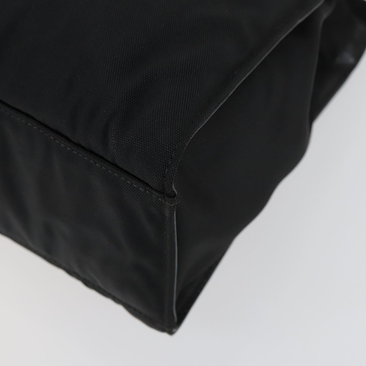 Gucci Bamboo Handle Tote nylon, BLACK, NYLON, Handbag