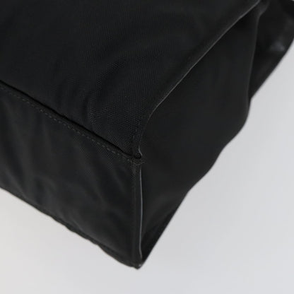 Gucci Bamboo Handle Tote nylon, BLACK, NYLON, Handbag