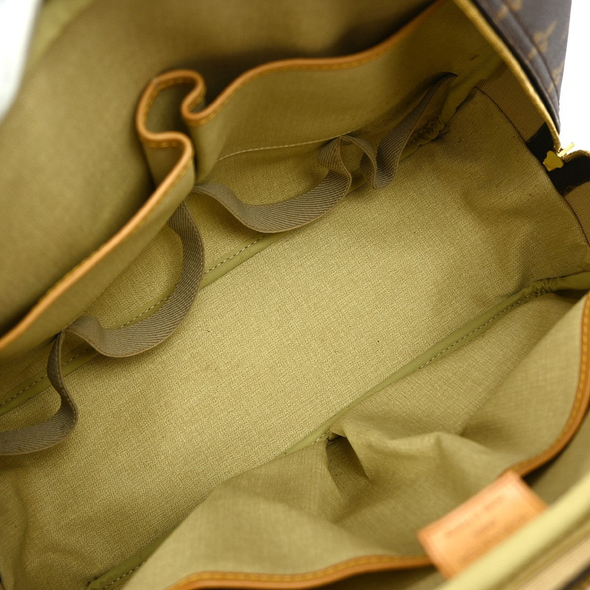 Louis Vuitton Deauville Handbag Monogram Canvas, BROWN, CANVAS, Handbag