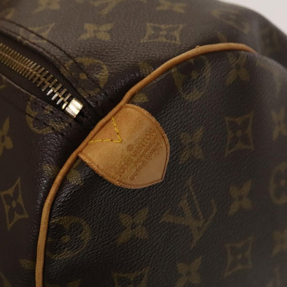 Louis Vuitton Keepall Bag Monogram Canvas, BROWN, CANVAS, Travel bag