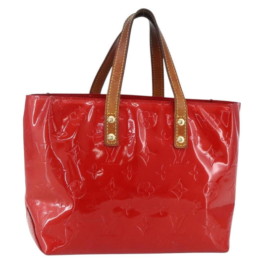 Louis Vuitton Reade Handbag Monogram Vernis, RED, PATENT_LEATHER, Handbag