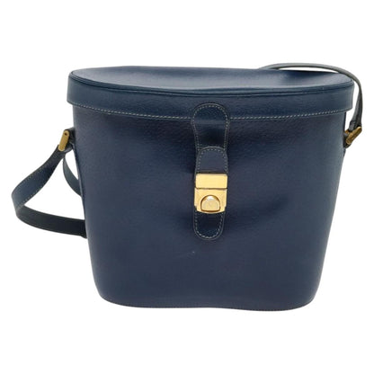Gucci Vintage Shoulder Bag Leather, BLUE, LEATHER, Shoulder bag