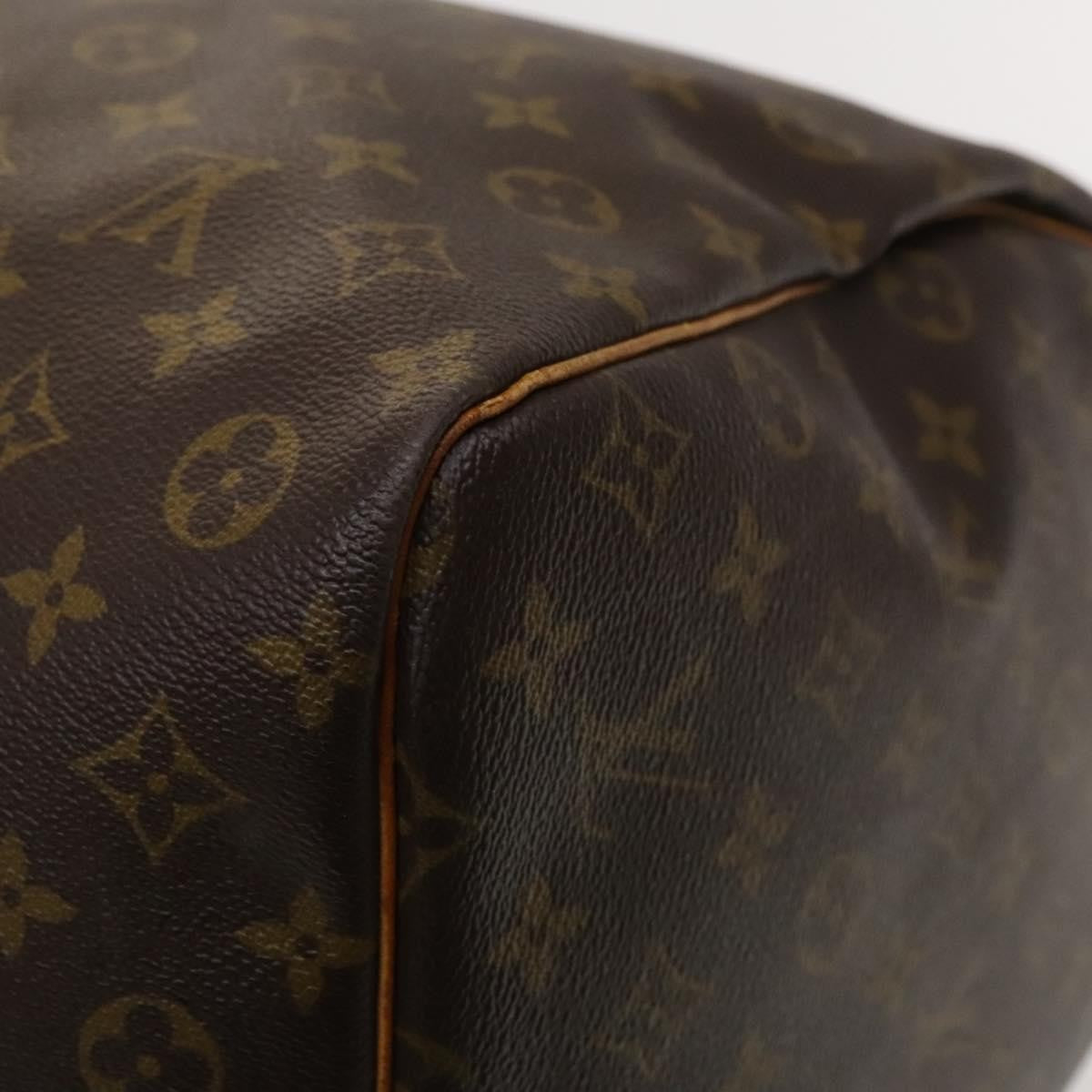 Louis Vuitton Keepall Bag Monogram Canvas, BROWN, CANVAS, Travel bag