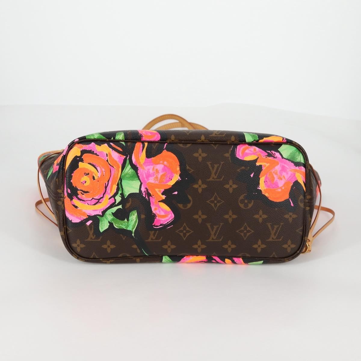 Louis Vuitton Neverfull Tote Limited Edition Monogram Roses, MULTICOLOUR, CANVAS, Tote bag