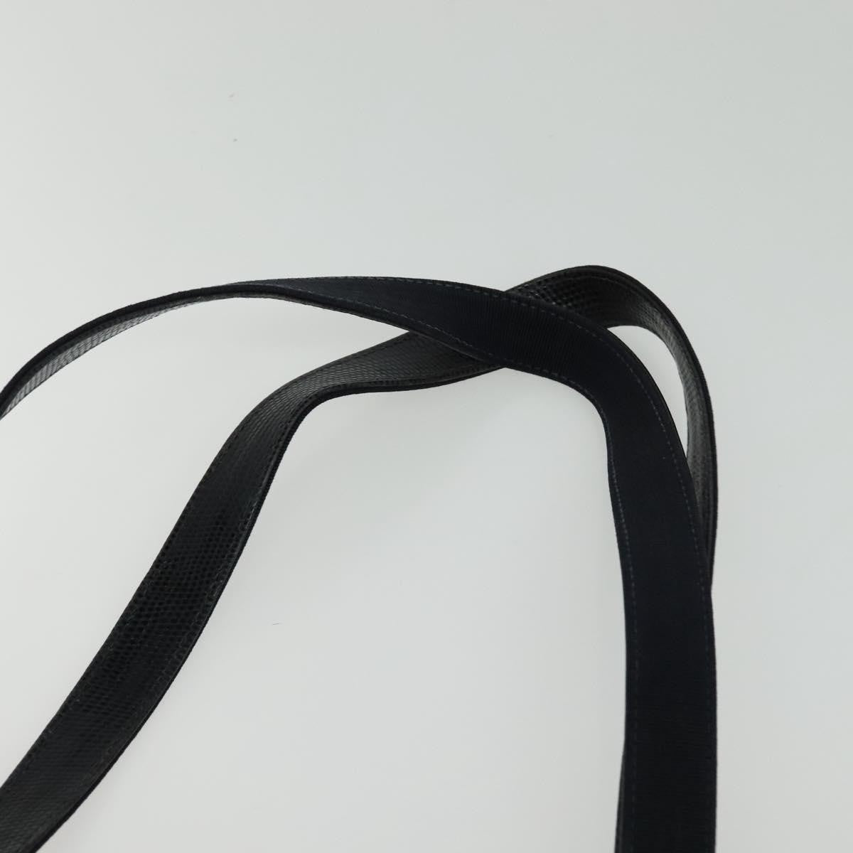 Salvatore Ferragamo Vintage Vara Bow Tote Lizard Embossed Leather, NAVY, LEATHER, Tote bag