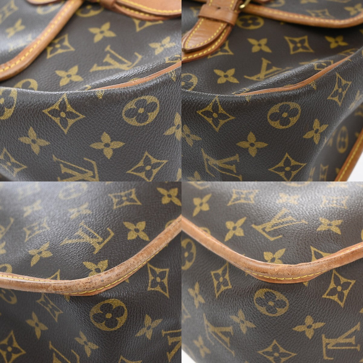 Louis Vuitton Sac Gibeciere Messenger Bag Monogram Canvas, BROWN, CANVAS, Crossbody bag