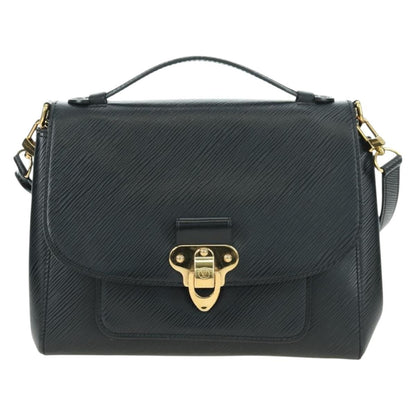 Louis Vuitton Boccador Handbag Epi Leather, Black, Leather, Shoulder Bag