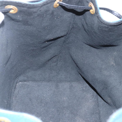 Louis Vuitton Bicolor Petit Noe Handbag Epi Leather, BLUE, LEATHER, Shoulder bag
