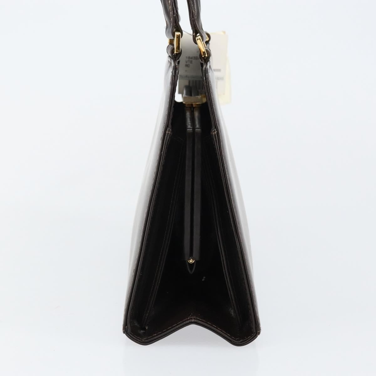 Fendi Vintage Top Handle Bag Leather, BROWN, LEATHER, Handbag