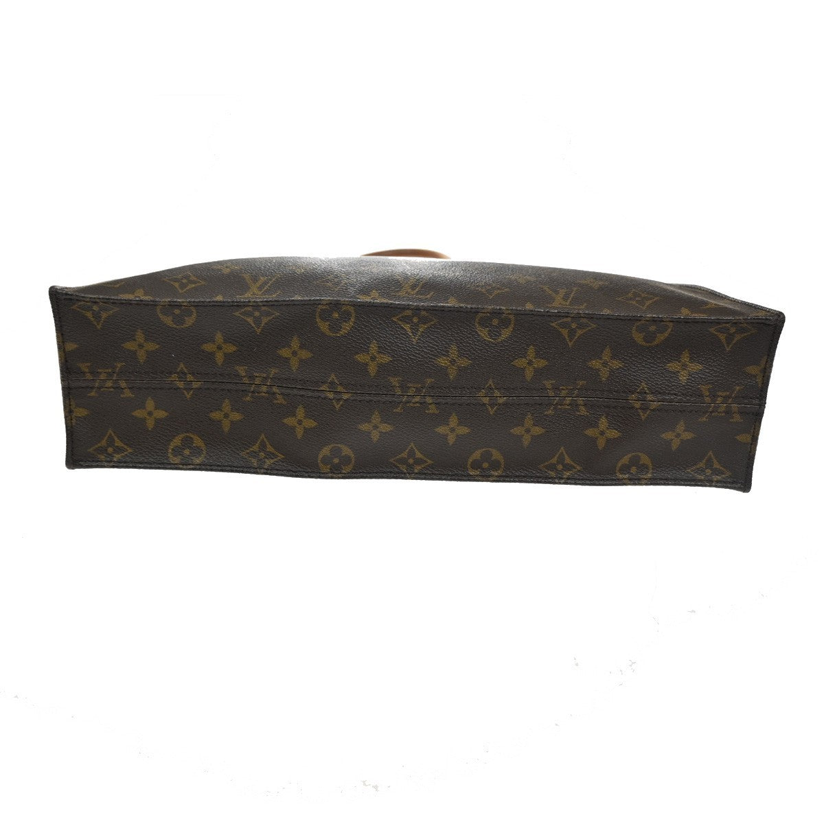 Louis Vuitton Sac Plat Bag Monogram Canvas, BROWN, CANVAS, Tote bag