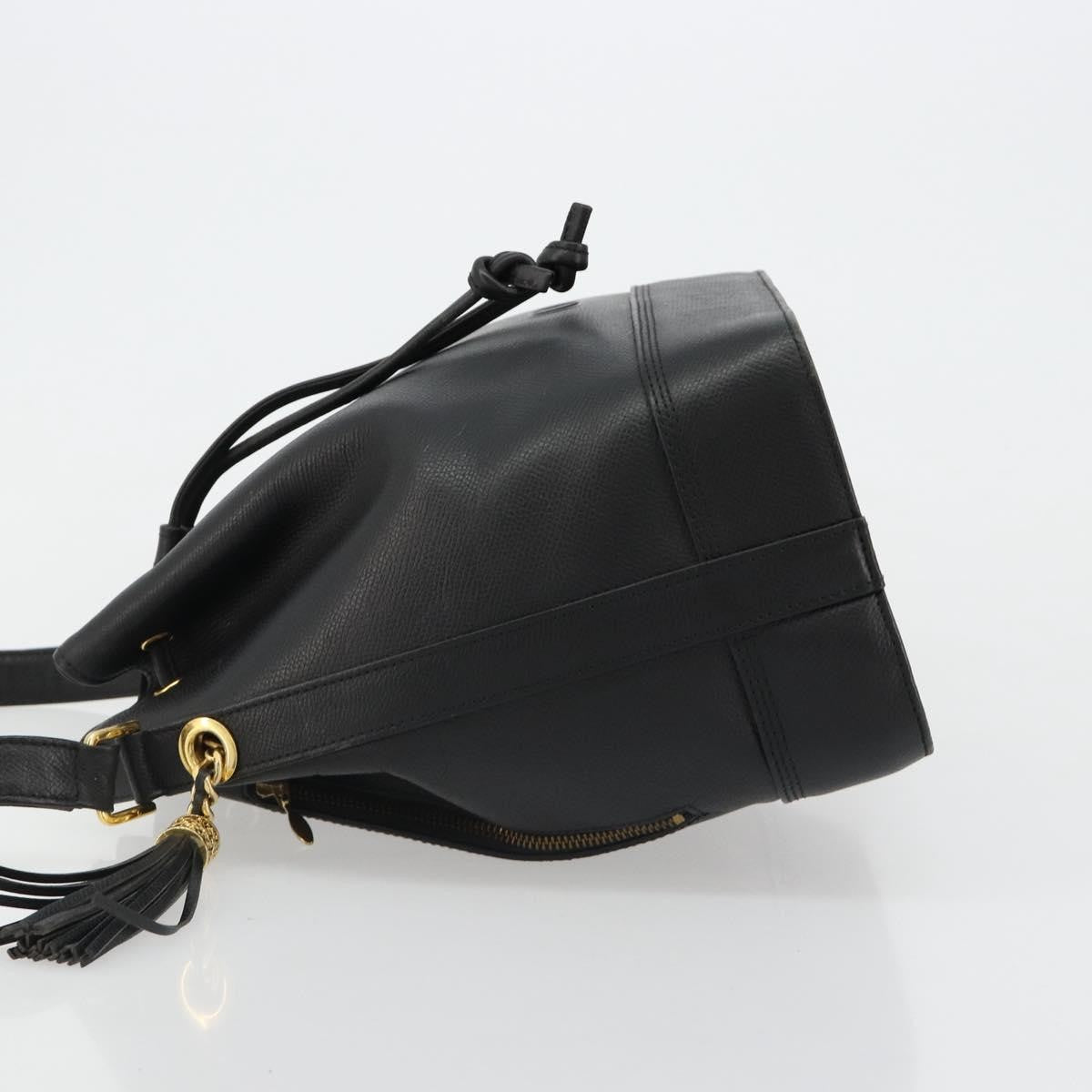 Valentino Garavani Vintage shoulder bag Leather, Black, Leather, Shoulder Bag