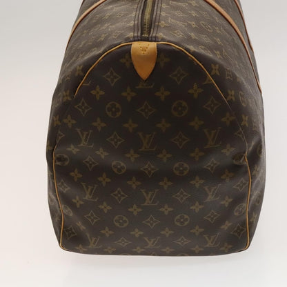 Louis Vuitton Keepall Bag Monogram Canvas, BROWN, CANVAS, Travel bag