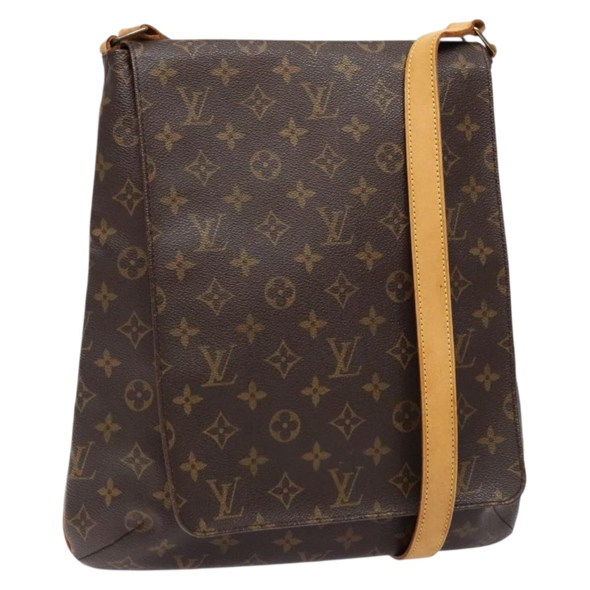 Louis Vuitton Musette Salsa Handbag Monogram Canvas, BROWN, CANVAS, Handbag