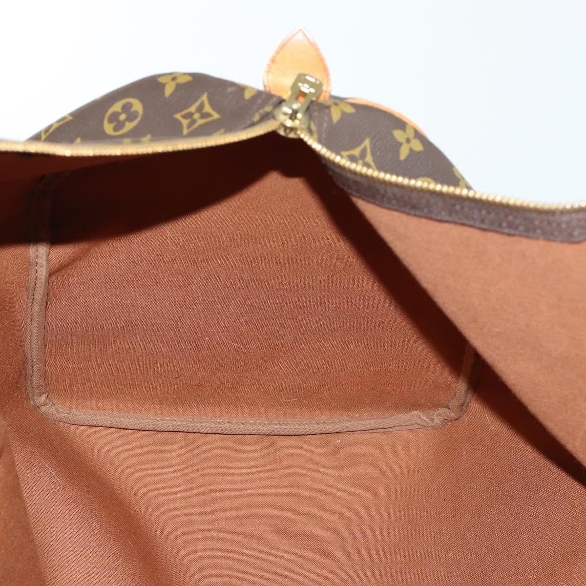 Louis Vuitton Keepall Bag Monogram Canvas, BROWN, CANVAS, Travel bag