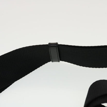 Prada Zip Messenger Bag Horizontal Quilt Tessuto, BLACK, NYLON, Shoulder bag