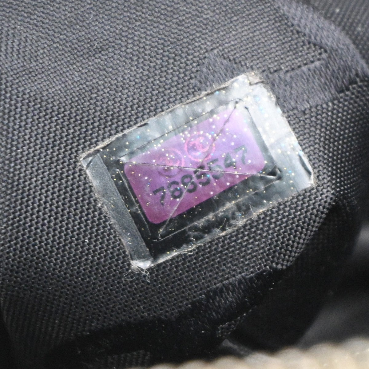 Chanel Surpique Boston Bag Quilted Leather, BLACK, LEATHER, Handbag