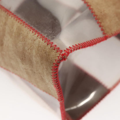 Chanel Naked Patchwork Tote PVC and Suede, BEIGE, SUEDE, Tote bag