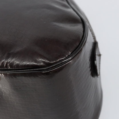 Christian Dior Vintage Saddle Bowler Bag Trotter Canvas, BROWN, CANVAS, Handbag