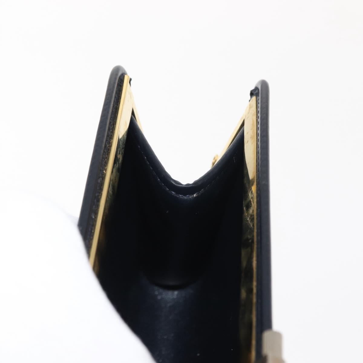 Christian Dior Vintage Trotter Pouch Canvas, NAVY, CANVAS, Clutche & pouche