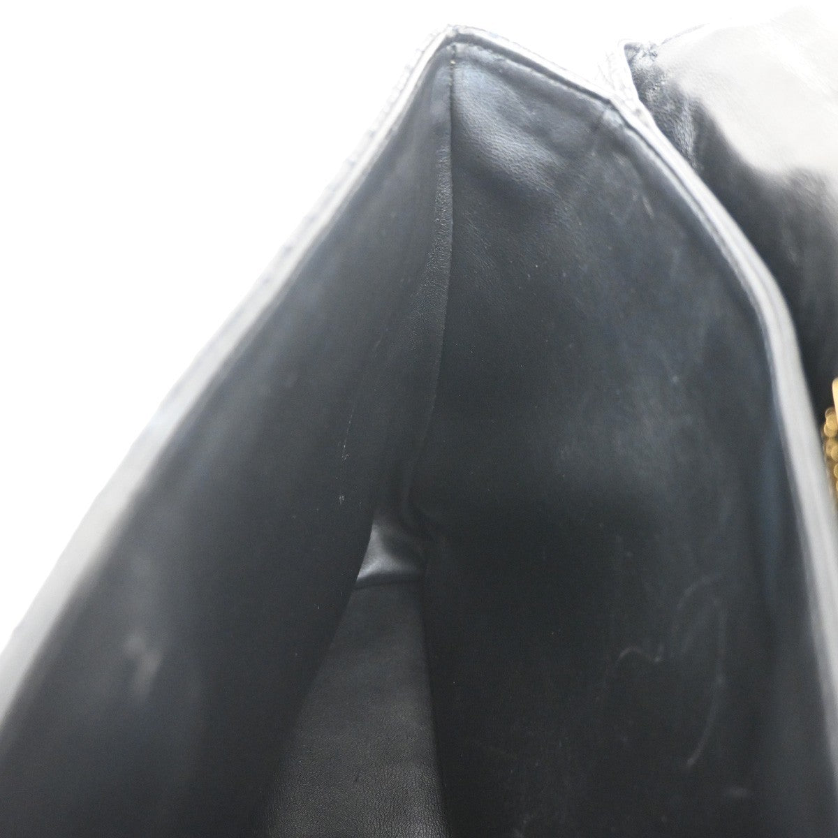 Bally Vintage Handbag Quilted Leather, BLACK, LEATHER, Handbag