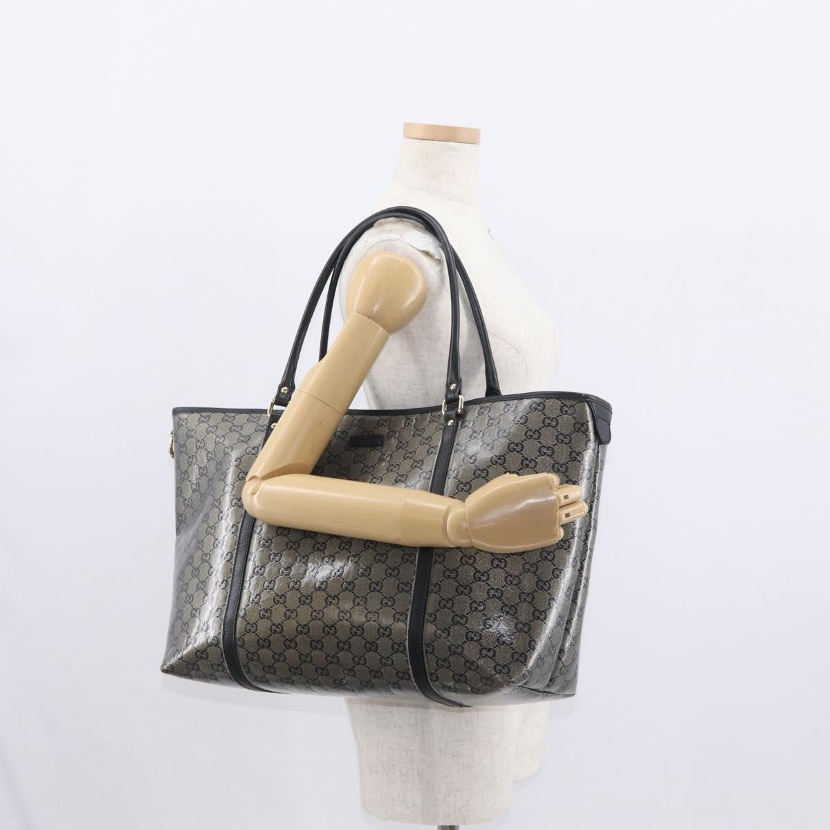 Gucci Joy Tote GG Imprime, NAVY, CANVAS, Tote bag