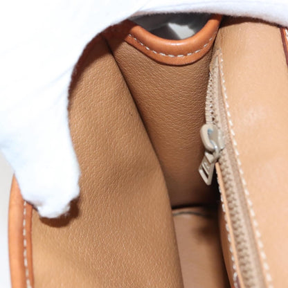 Celine Vintage Macadam Shoulder Bag Canvas, BROWN, CANVAS, Shoulder bag