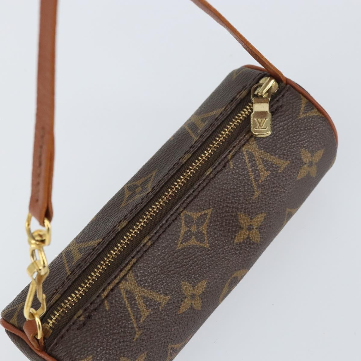 Louis Vuitton Papillon Pochette Monogram Canvas, BROWN, CANVAS, Clutche & pouche