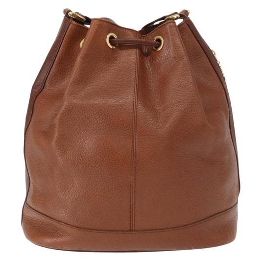 Burberry Vintage Shoulder Bag Leather, BROWN, LEATHER, Shoulder bag