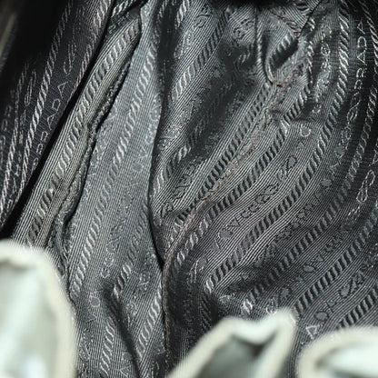 Prada Double Front Pocket Backpack Tessuto, BEIGE, NYLON, Backpack