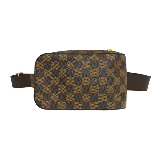 Louis Vuitton Geronimos Waist Bag Damier, Brown, Canvas, Shoulder Bag