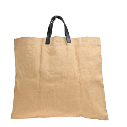 Fendi Shopping Tote Canvas, BEIGE, CANVAS, Tote bag