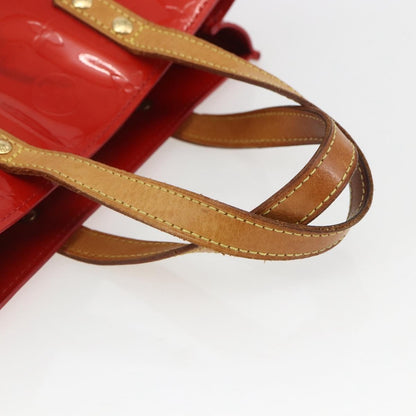 Louis Vuitton Reade Handbag Monogram Vernis, Red, Patent Leather, Handbag
